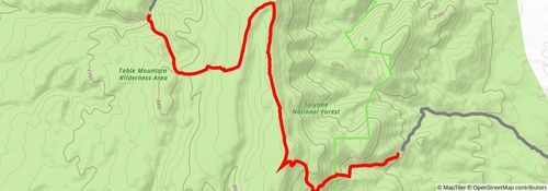 American Discovery Trail South Route stage 348 Map