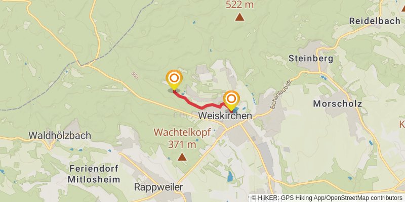 Saar-Hunsrück-Steig spur 3 Map