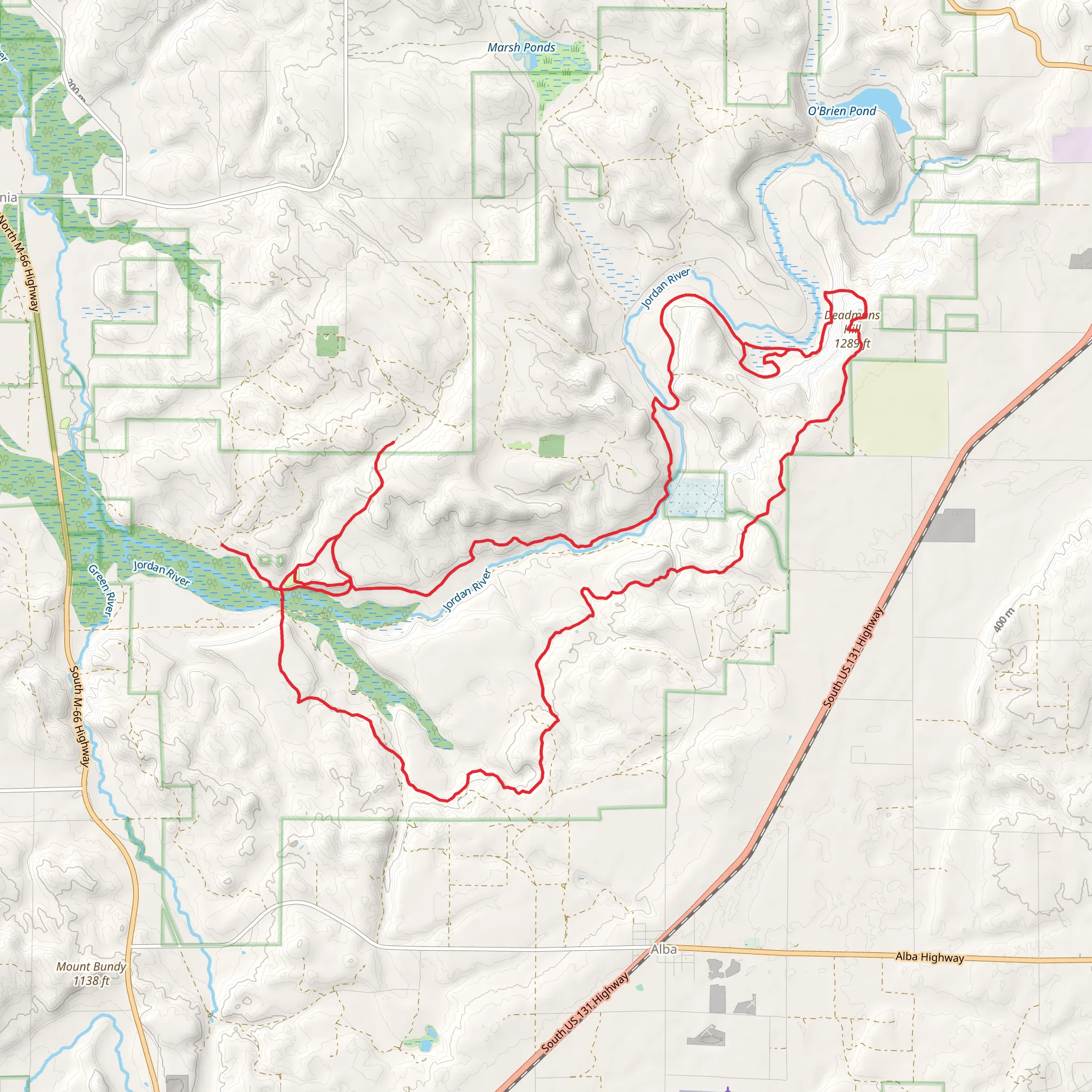 Jordan Valley Pathway mobile static map
