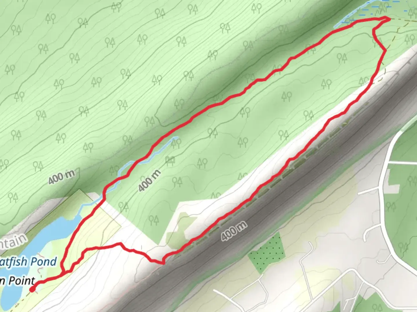 An image depicting the trail Appalachian and Rattlesnake Swamp Loop Trail and its surrounding area.