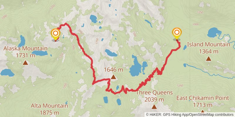 Ultra Pedestrian North Loop stage 183 Map