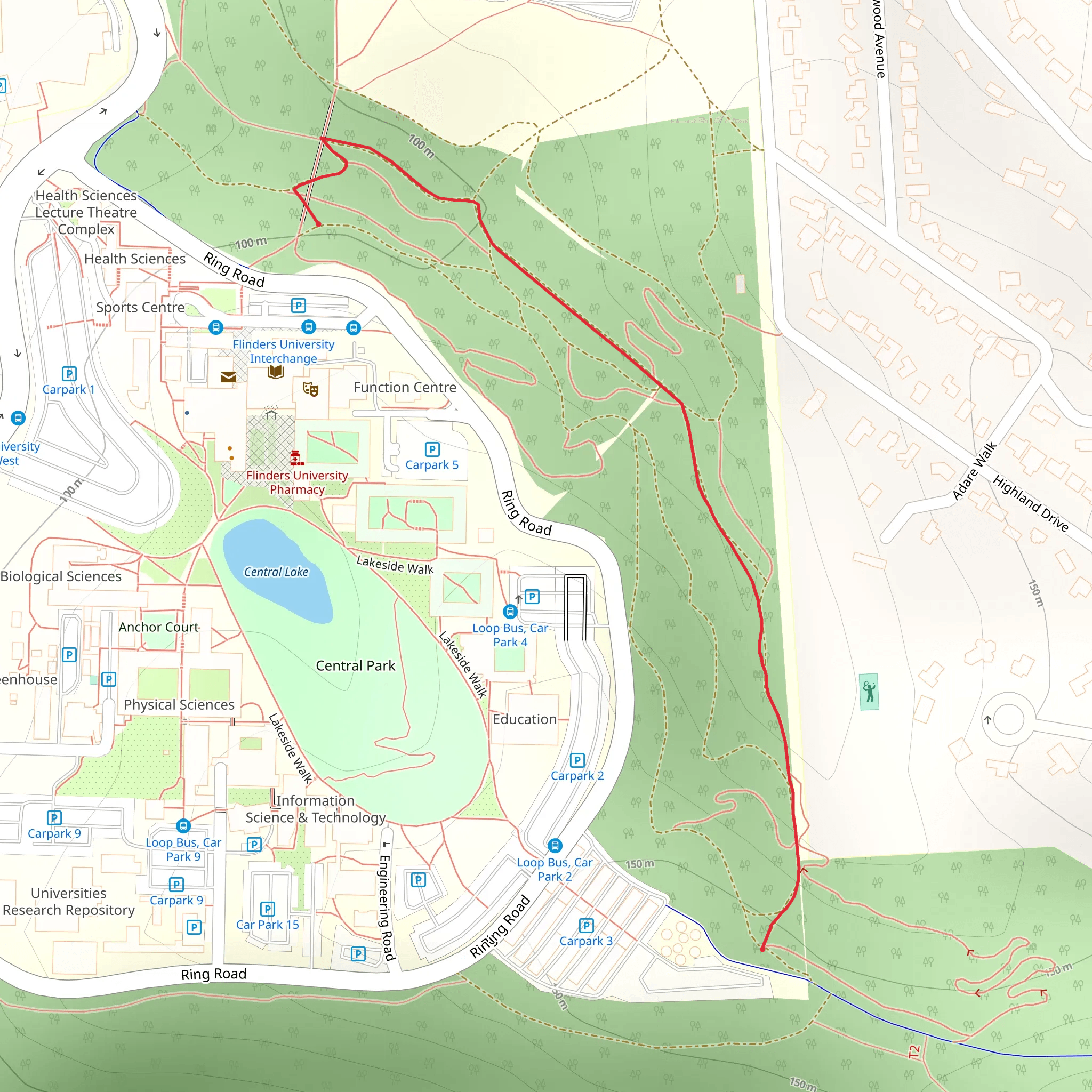 The Sturt Creek Trail mobile static map