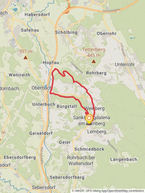 M2 Buchenberg-Weg mobile static map