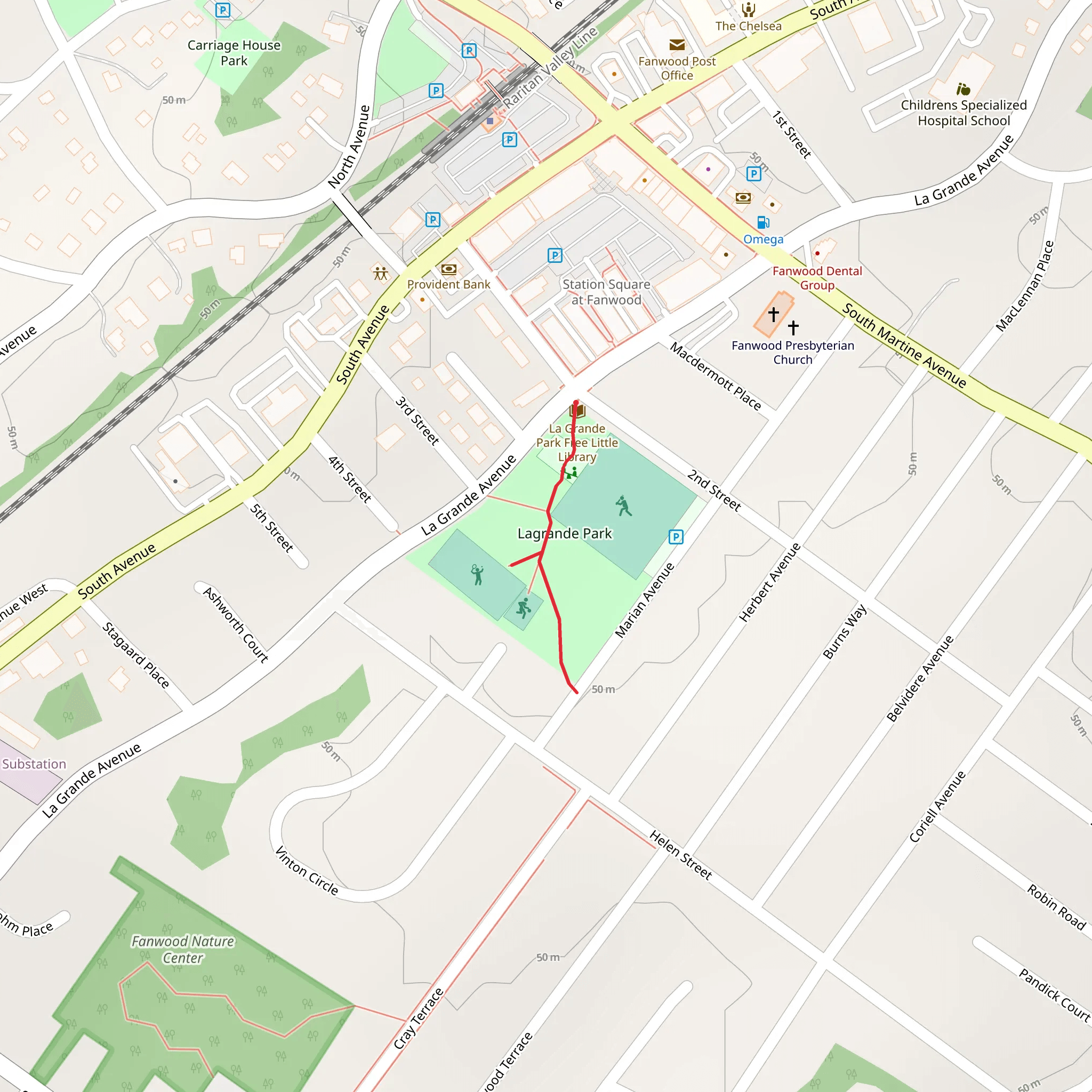 Lagrande Park mobile static map