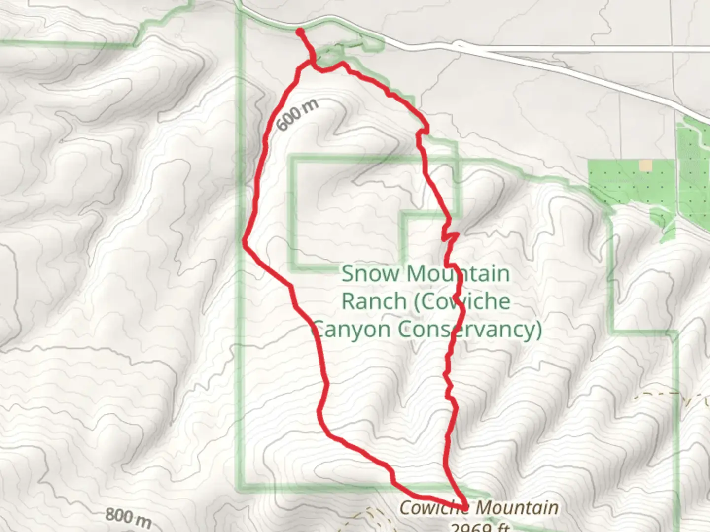 An image depicting the trail Cowiche Mountain West Loop and its surrounding area.
