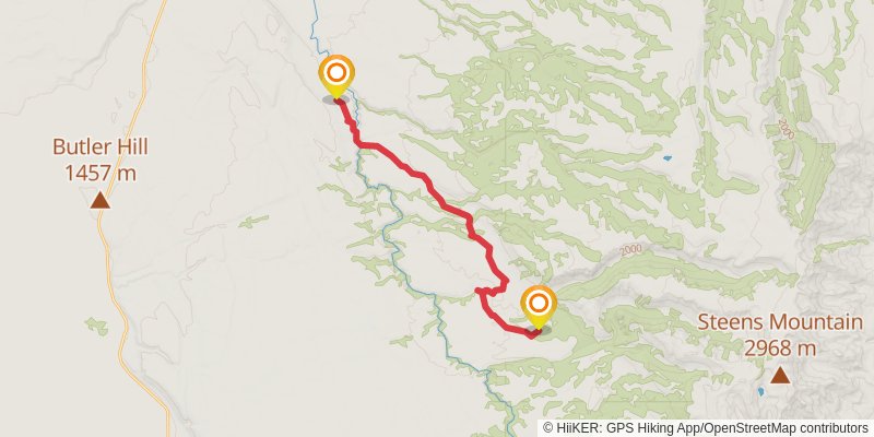 Ultra Pedestrian North Loop stage 104 Map