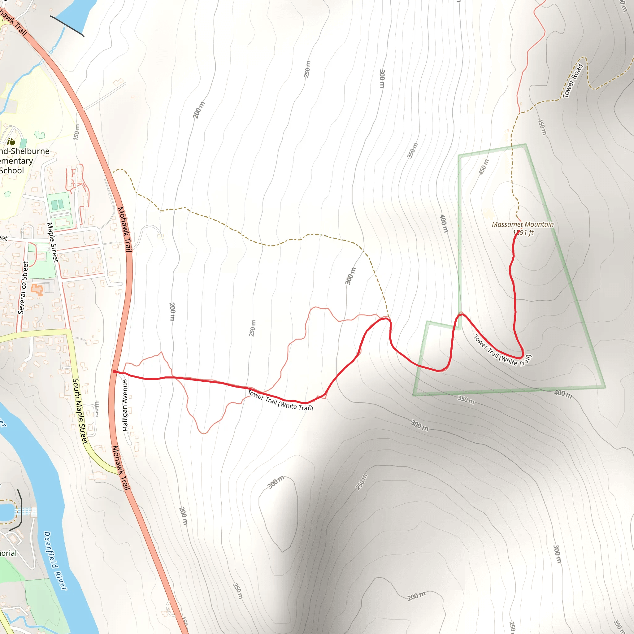 Massamet Mountain Trail mobile static map