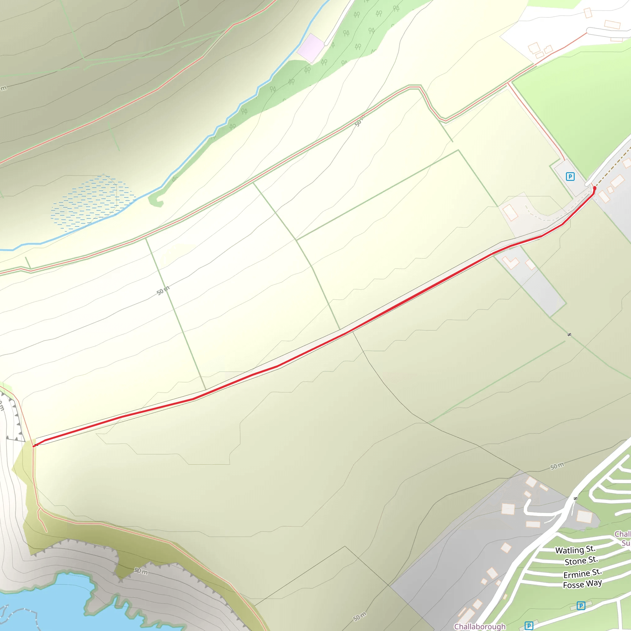 Ayrmer Cove Walk mobile static map