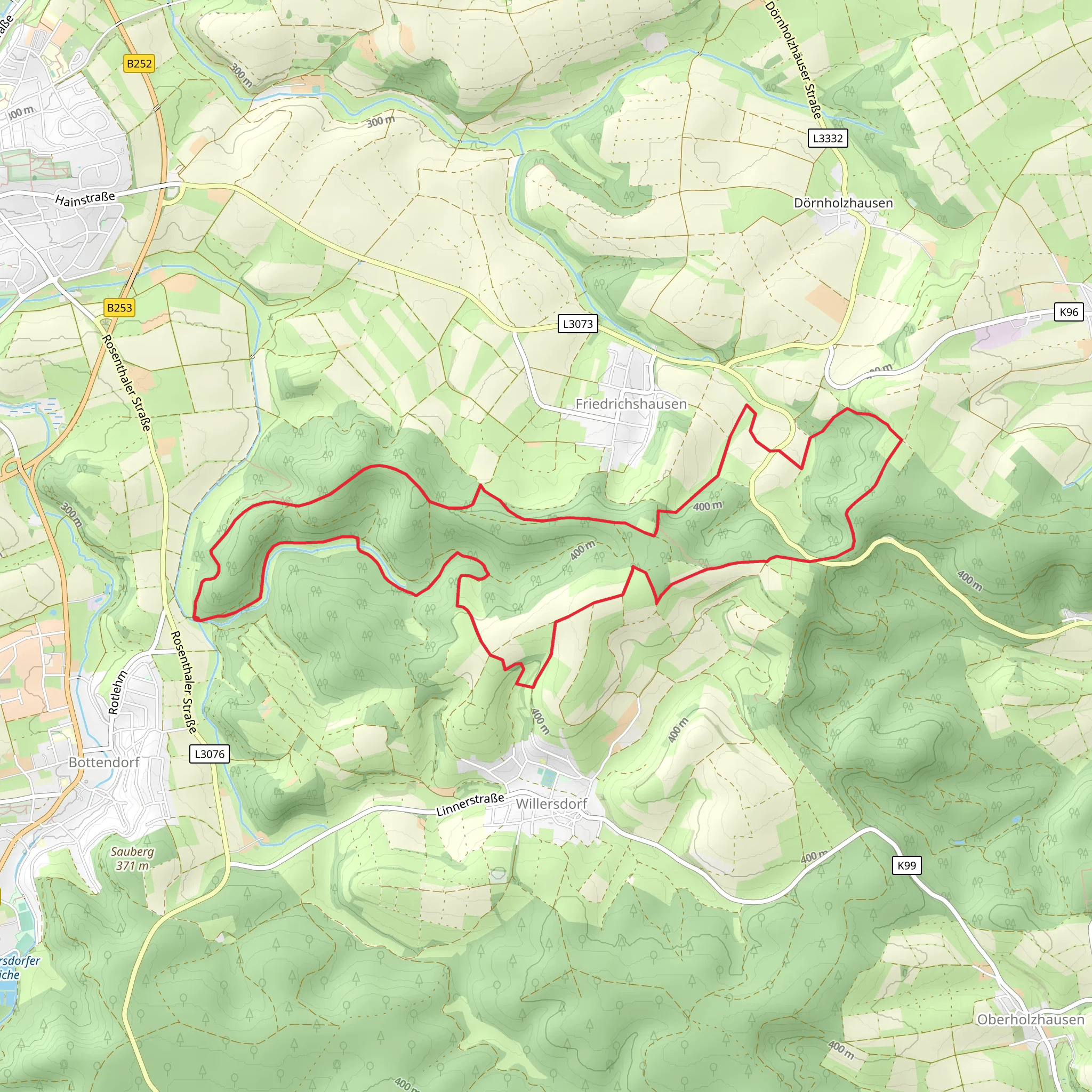 Altenheiemer Berg and Knebelsrod Loop mobile static map