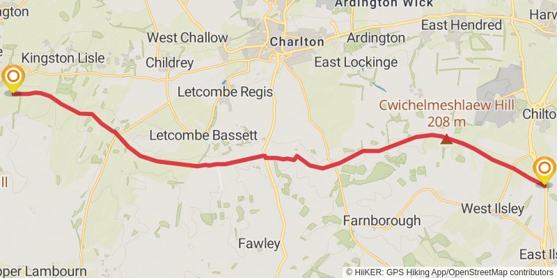Greater Ridgeway Trail stage 14 Map