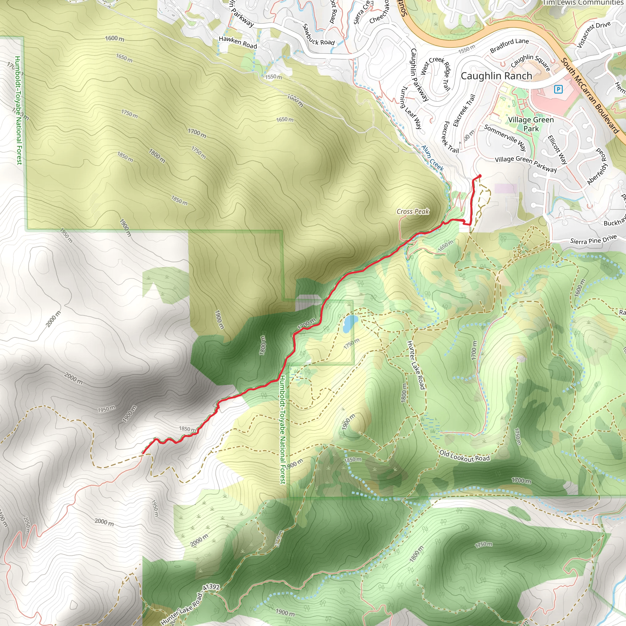 Alum Creek Walk mobile static map