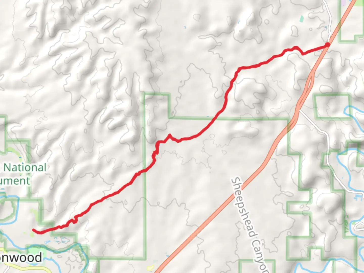 An image depicting the trail Lime Kiln Trail and its surrounding area.