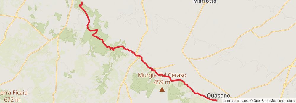 Sentiero Italia - Puglia Section stage 20 Map