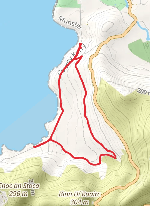 County Kerry Trail Running mobile static map