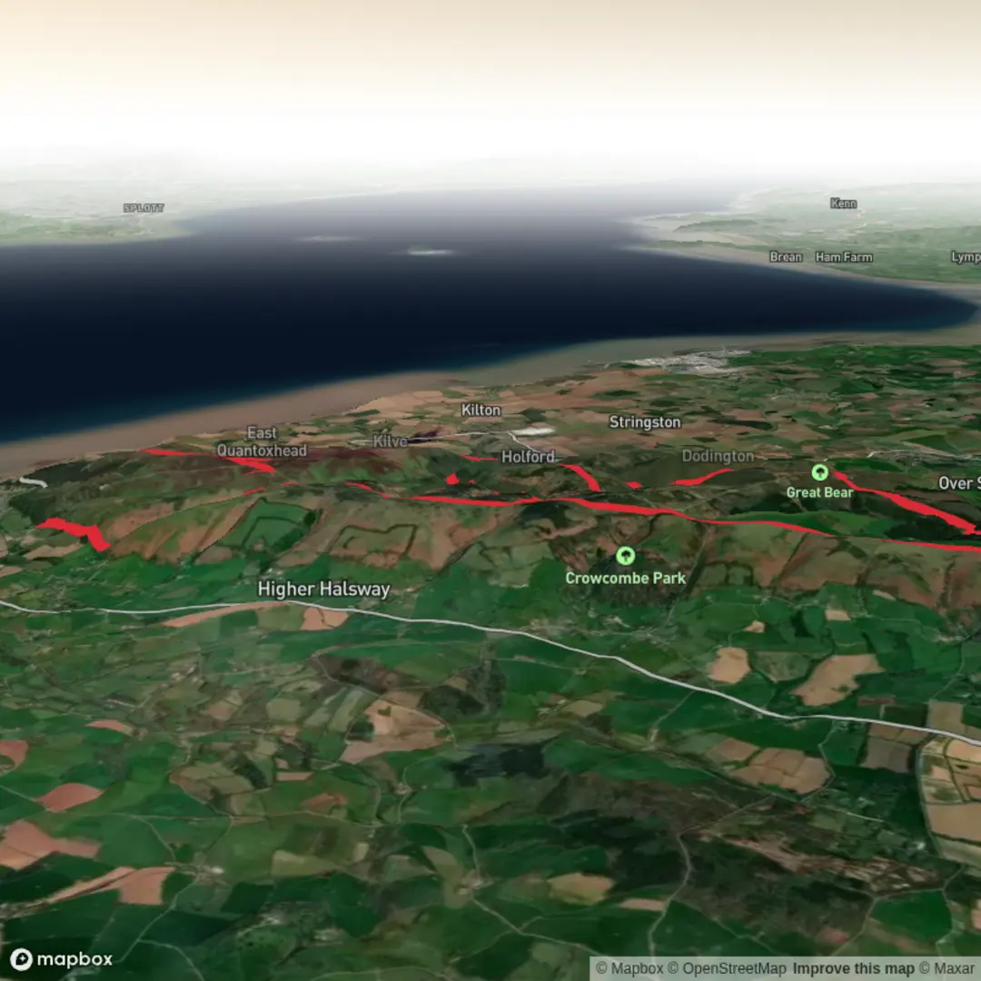 An image depicting the trail Adder Wood, Round Plantation and West Hill Loop and its surrounding area.
