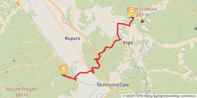 American Discovery Trail North Route stage 63 Map