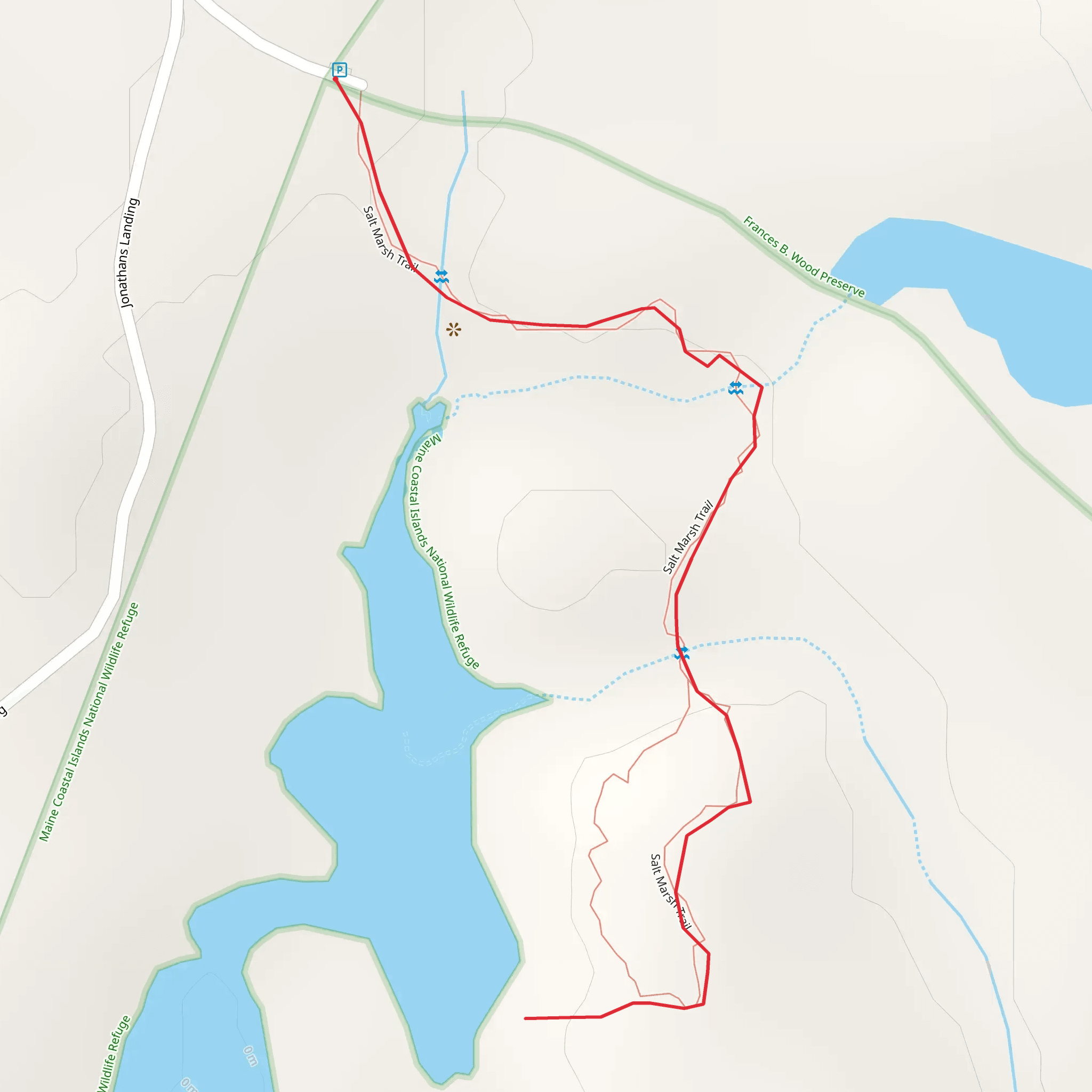 Goldsborough Trail mobile static map