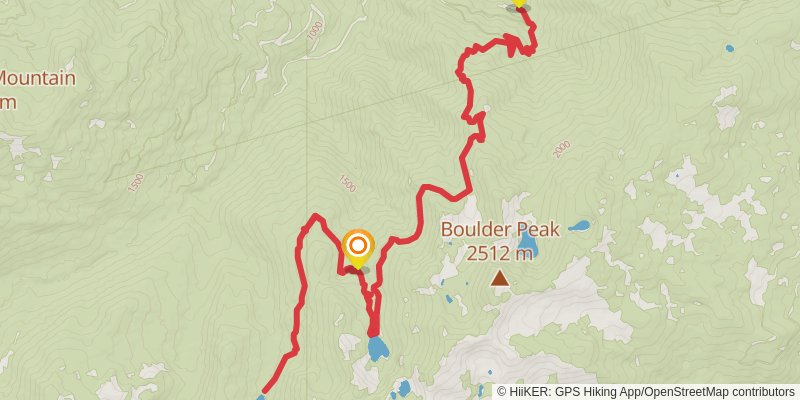 Little Elk Lake via Deep Lake Trail stage 3 Map