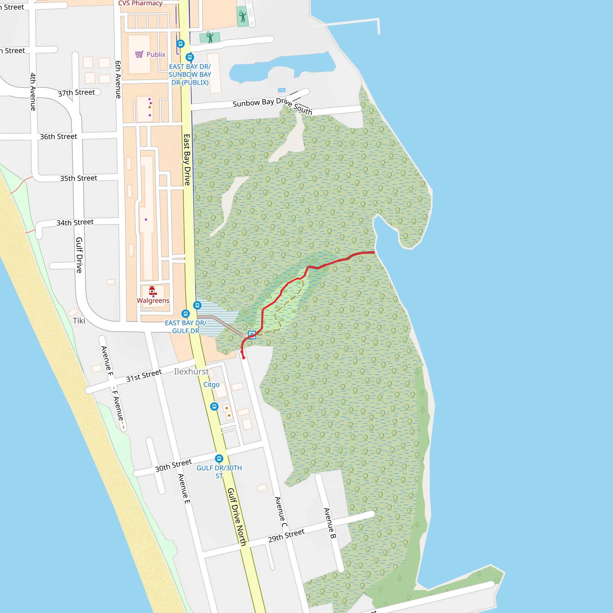 Avenue C mobile static map