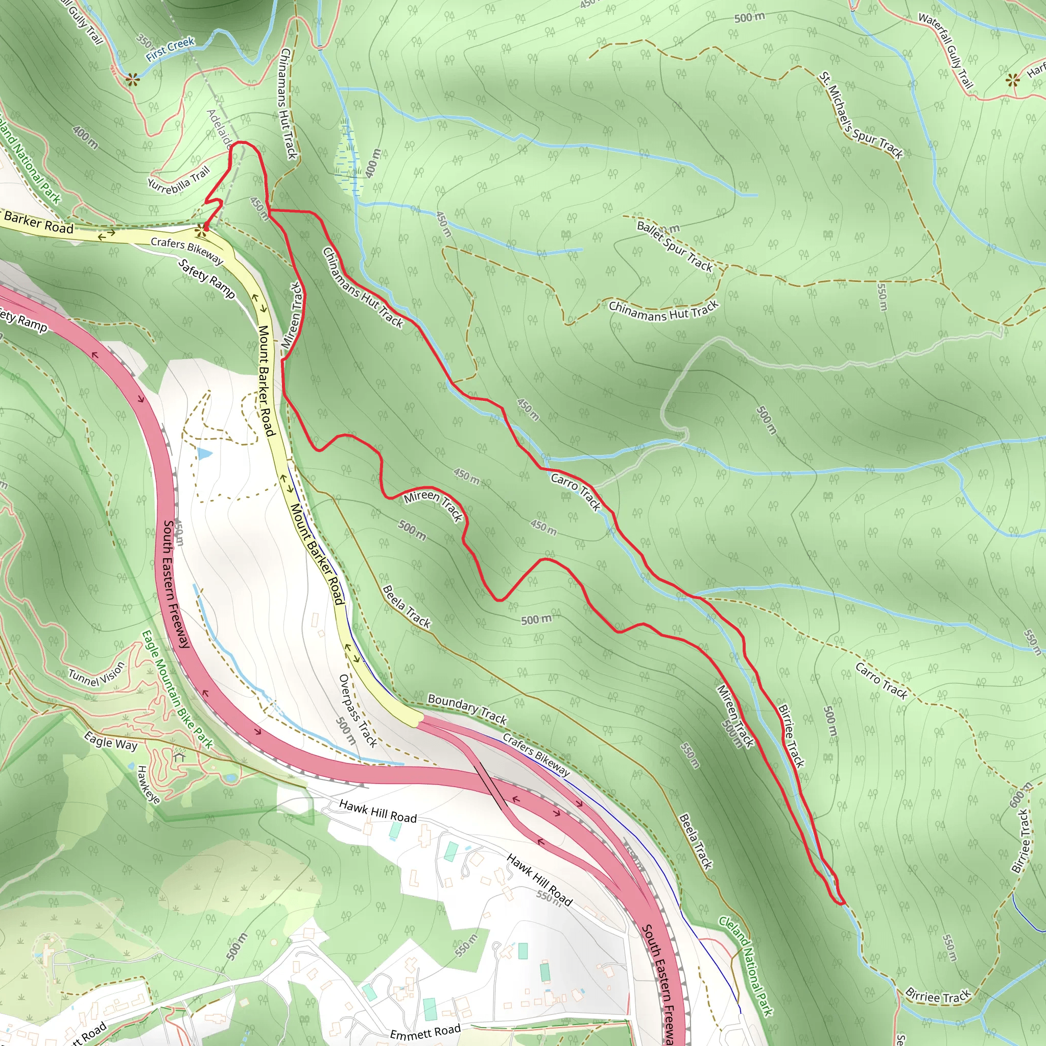 Measday Walk mobile static map