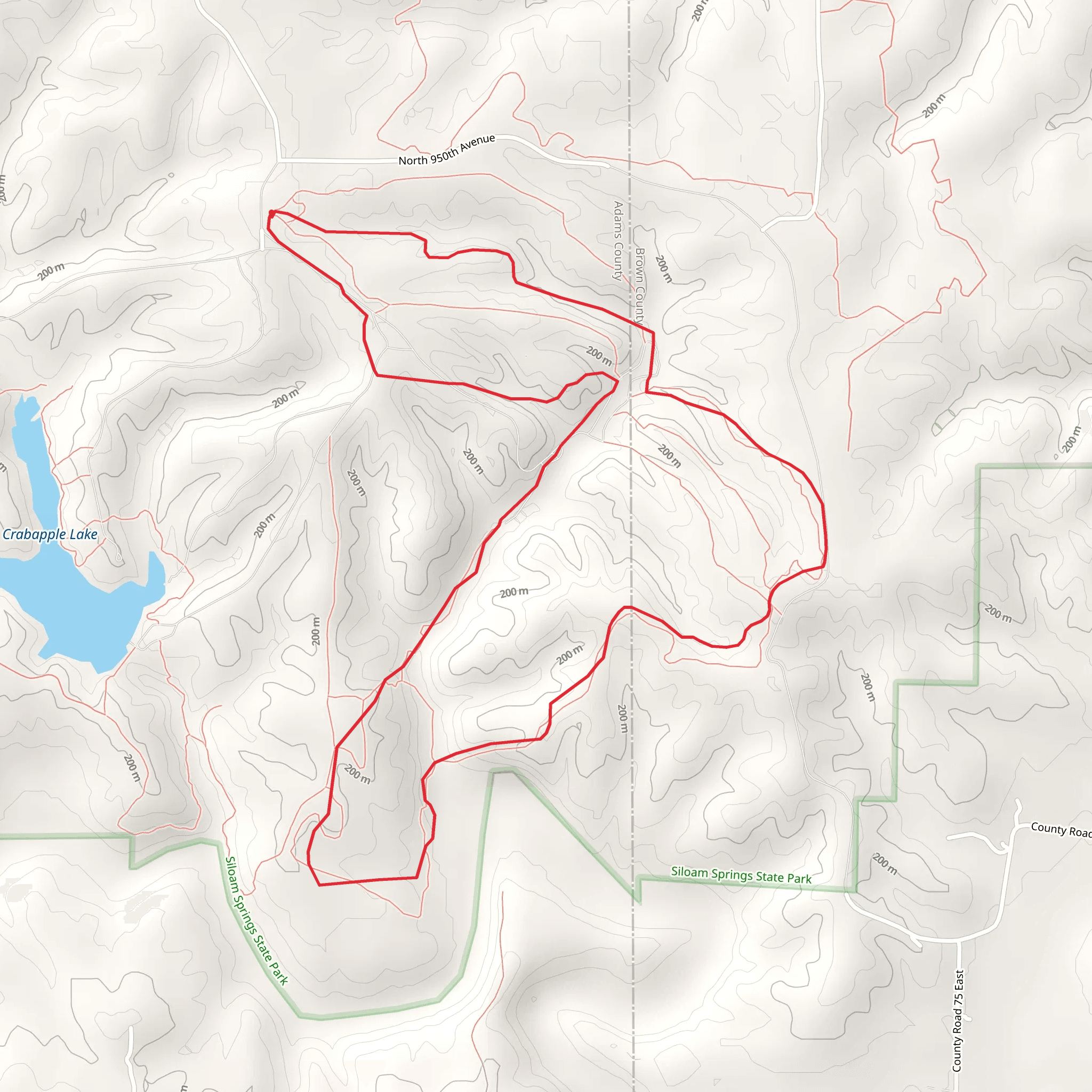 Siloam Loop mobile static map