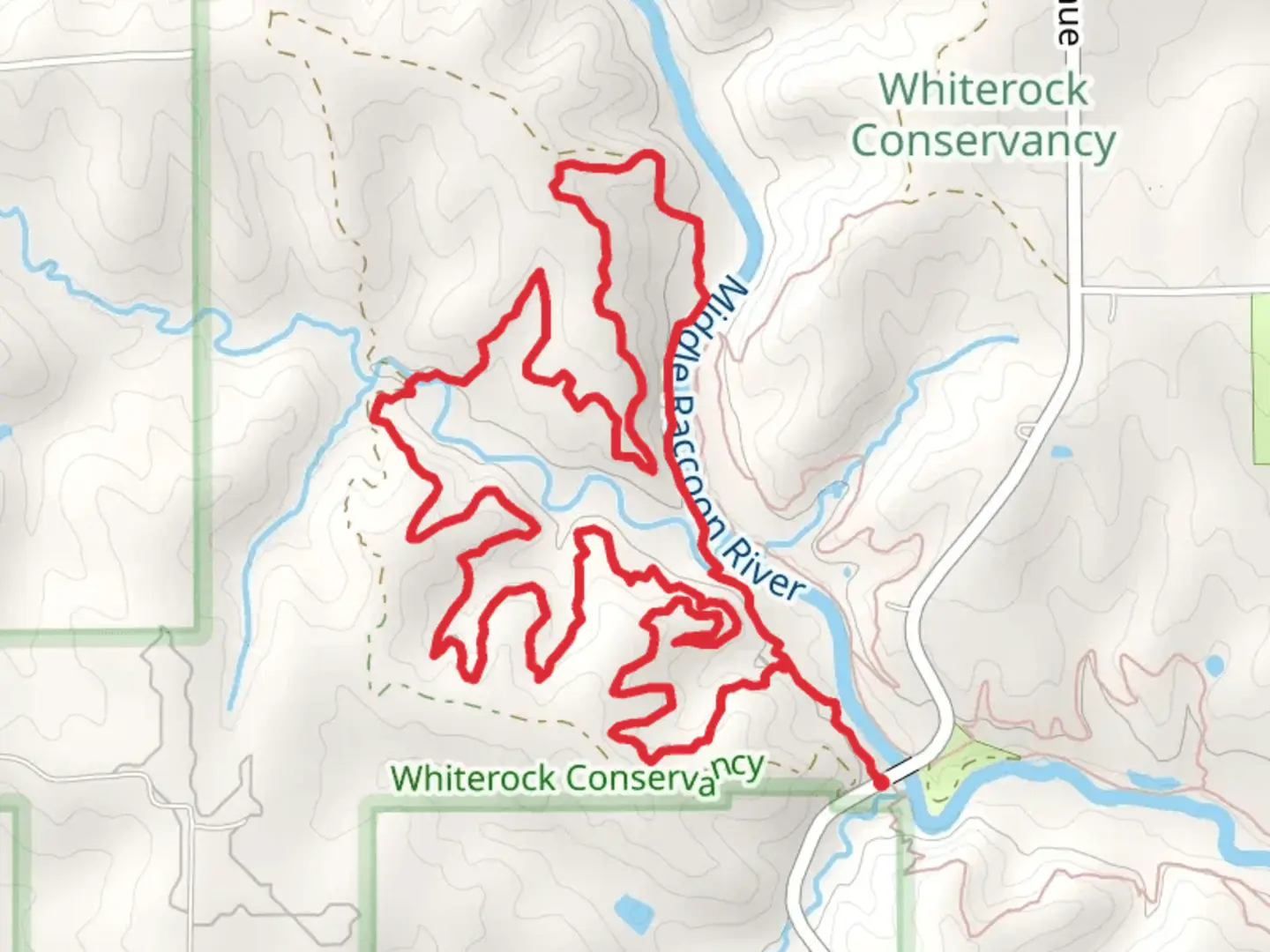 An image depicting the trail River and Long Creek Loop Trail and its surrounding area.