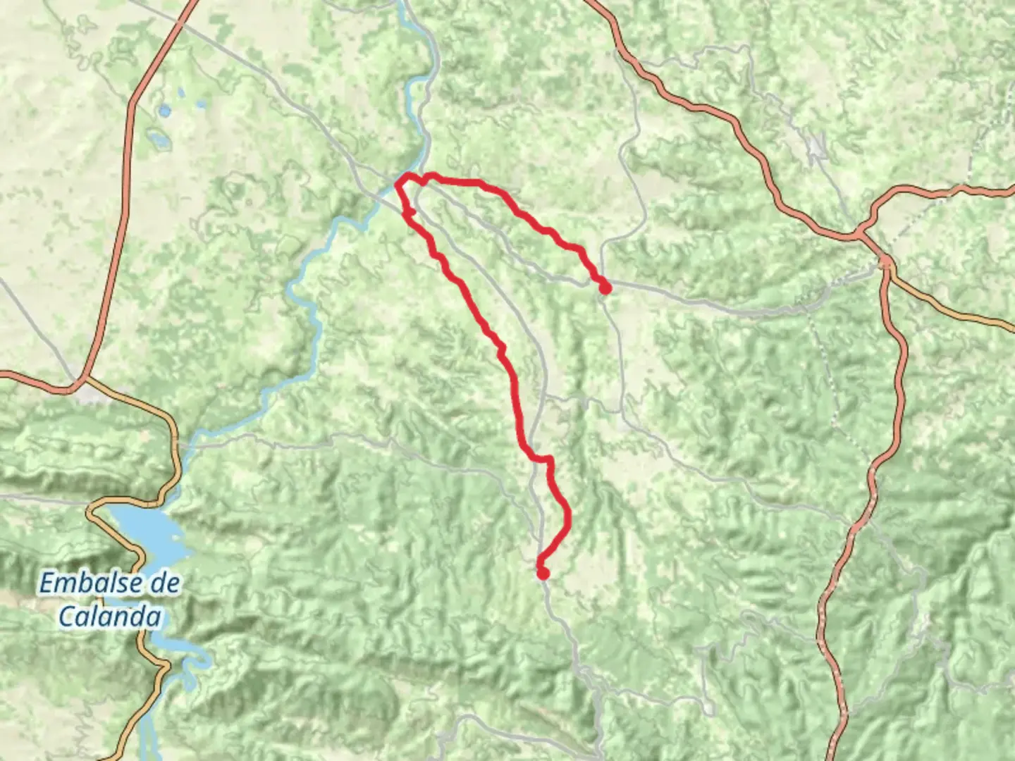 An image depicting the trail Torrecilla de Alcañiz-Torrevelilla PR TE 12 and its surrounding area.