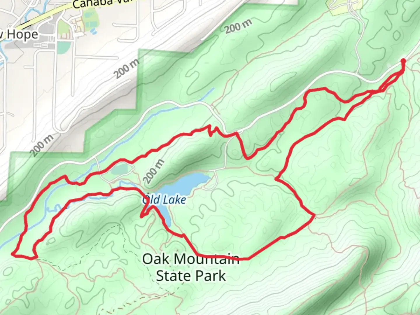 An image depicting the trail Tranquility Lake via Foothills Trail - Yellow and Cat Dog Snake and its surrounding area.