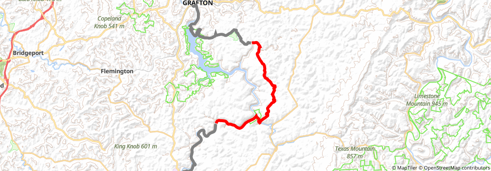 American Discovery Trail South Route stage 37 Map