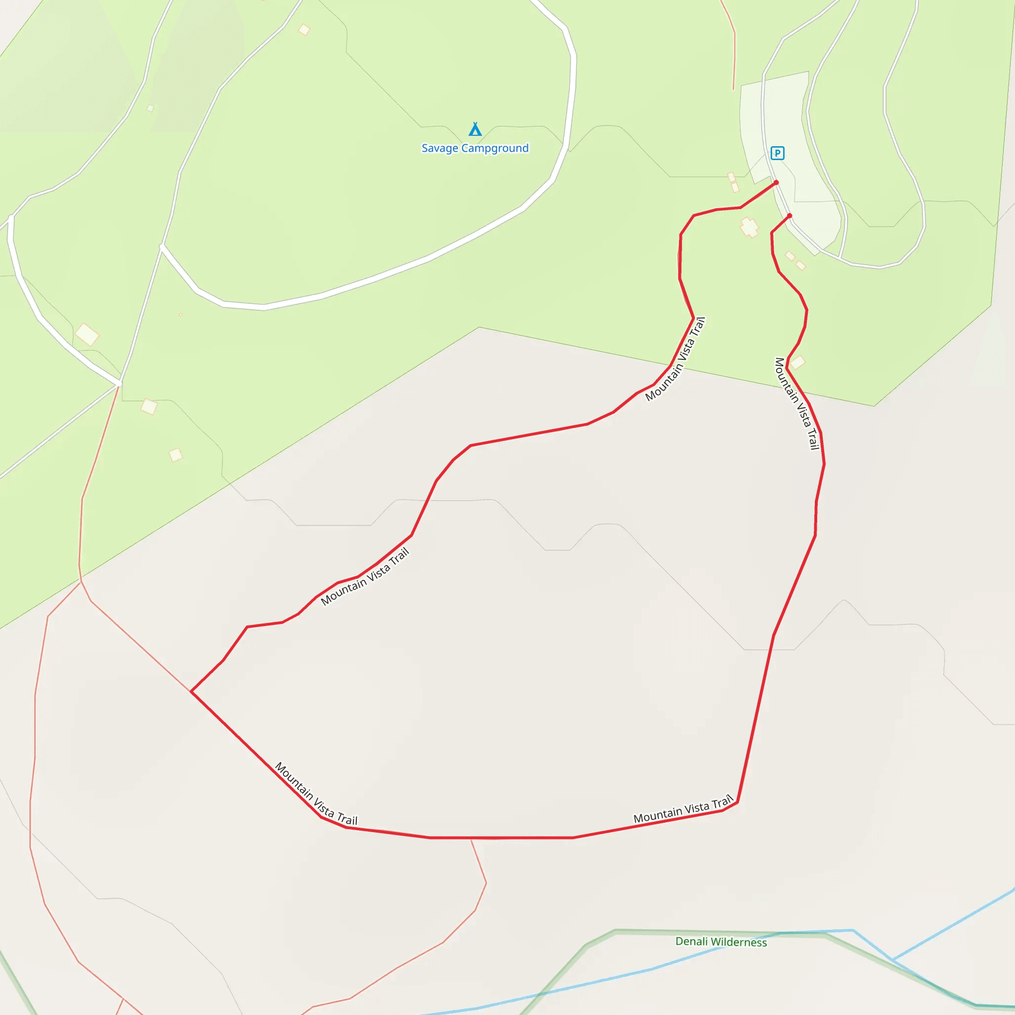 Mountain Vista Trail mobile static map