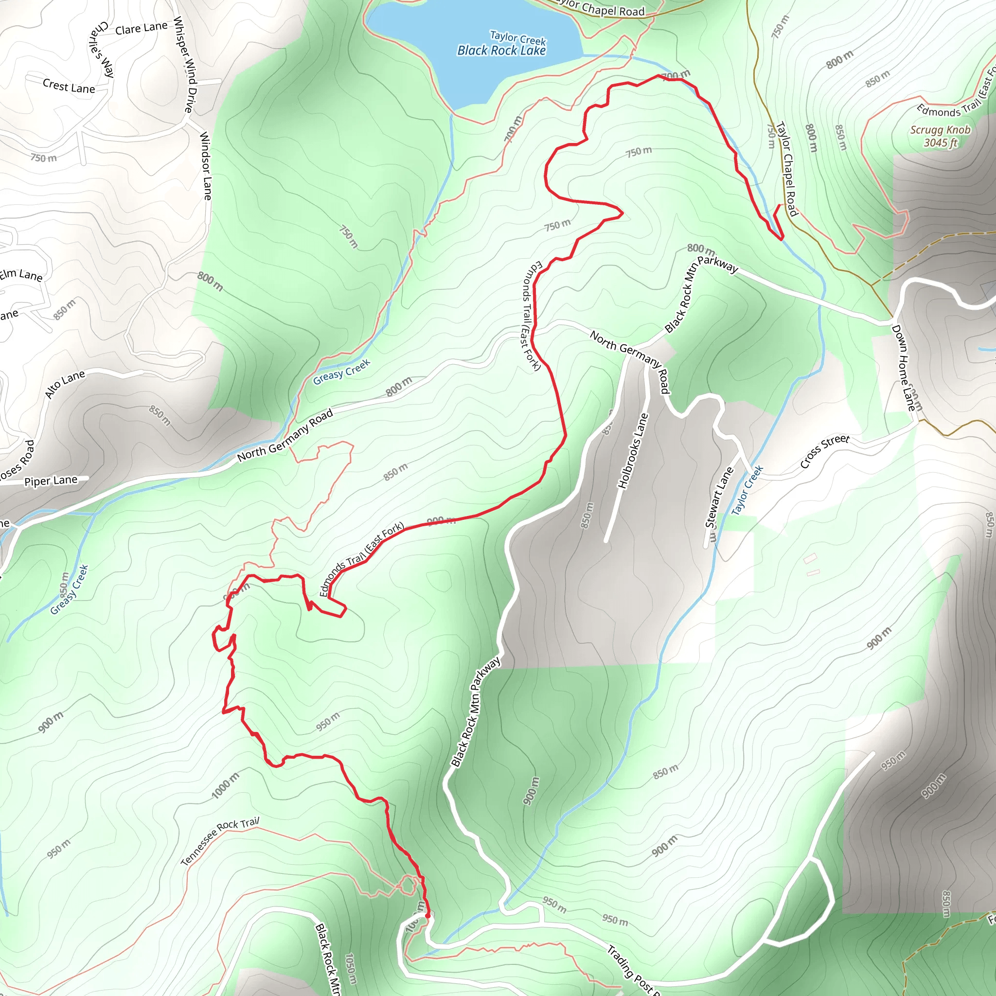 Edmonds Trail - East Fork mobile static map