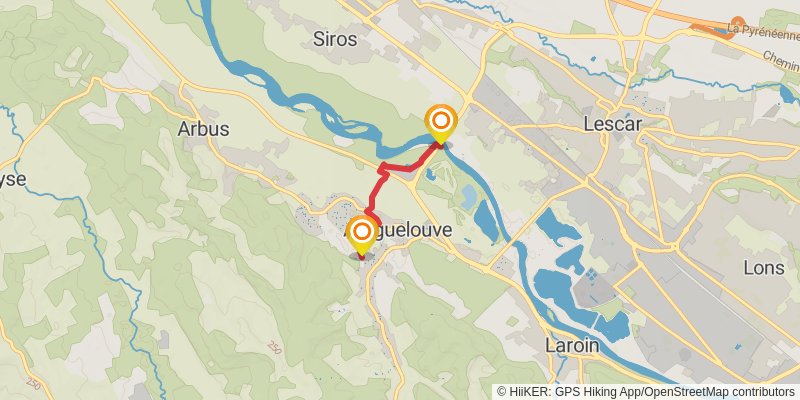 Way of Henri IV spur 1 Map