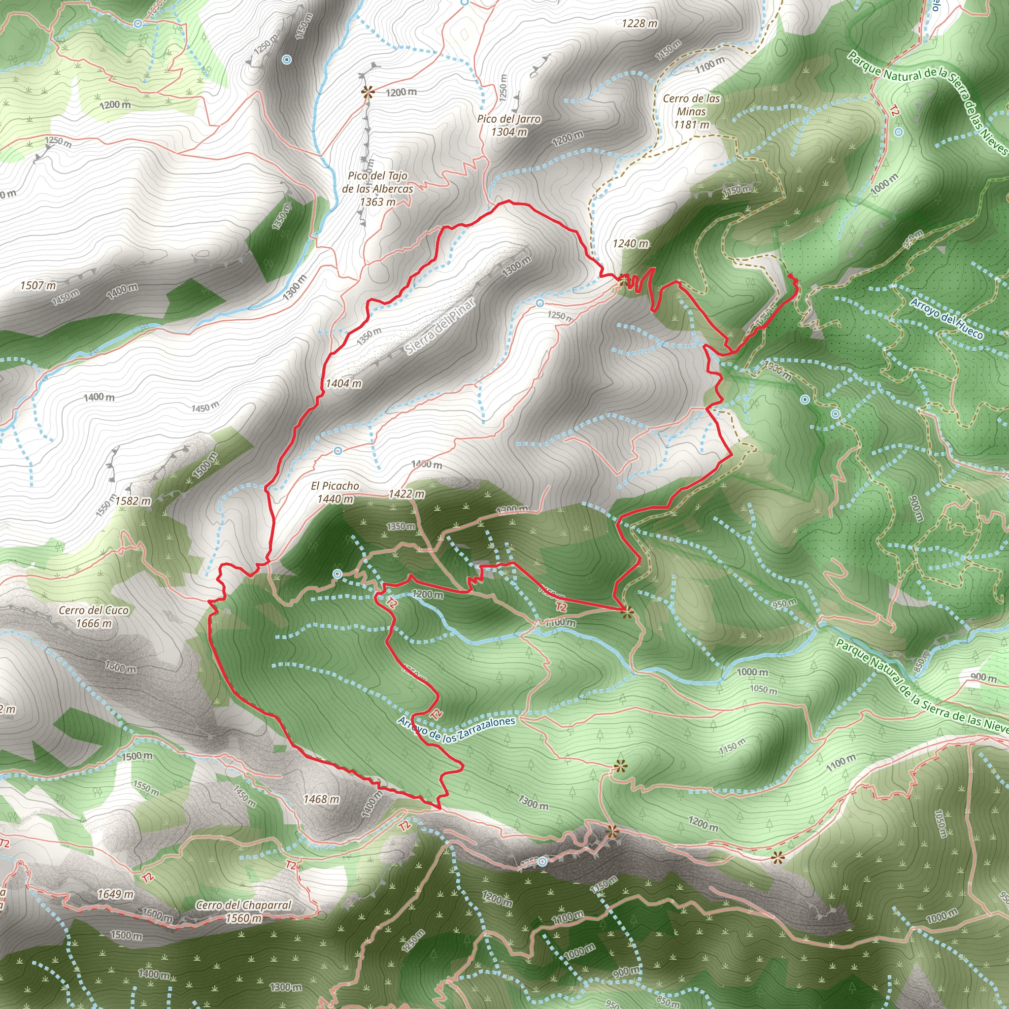 Pinsapo del candelabro – Puerto del Saucillo Loop from Yunquera mobile static map