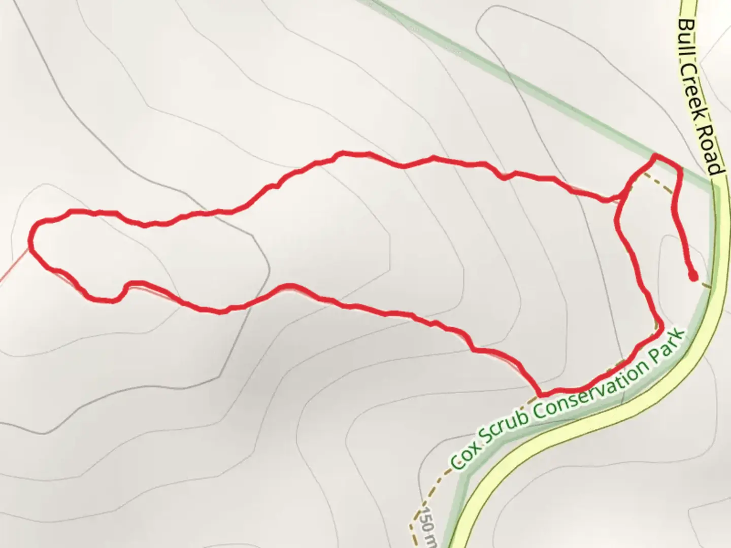 An image depicting the trail Stringybark Hike and its surrounding area.