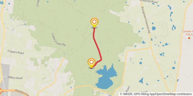 The Wallaby Track alt 2 Map