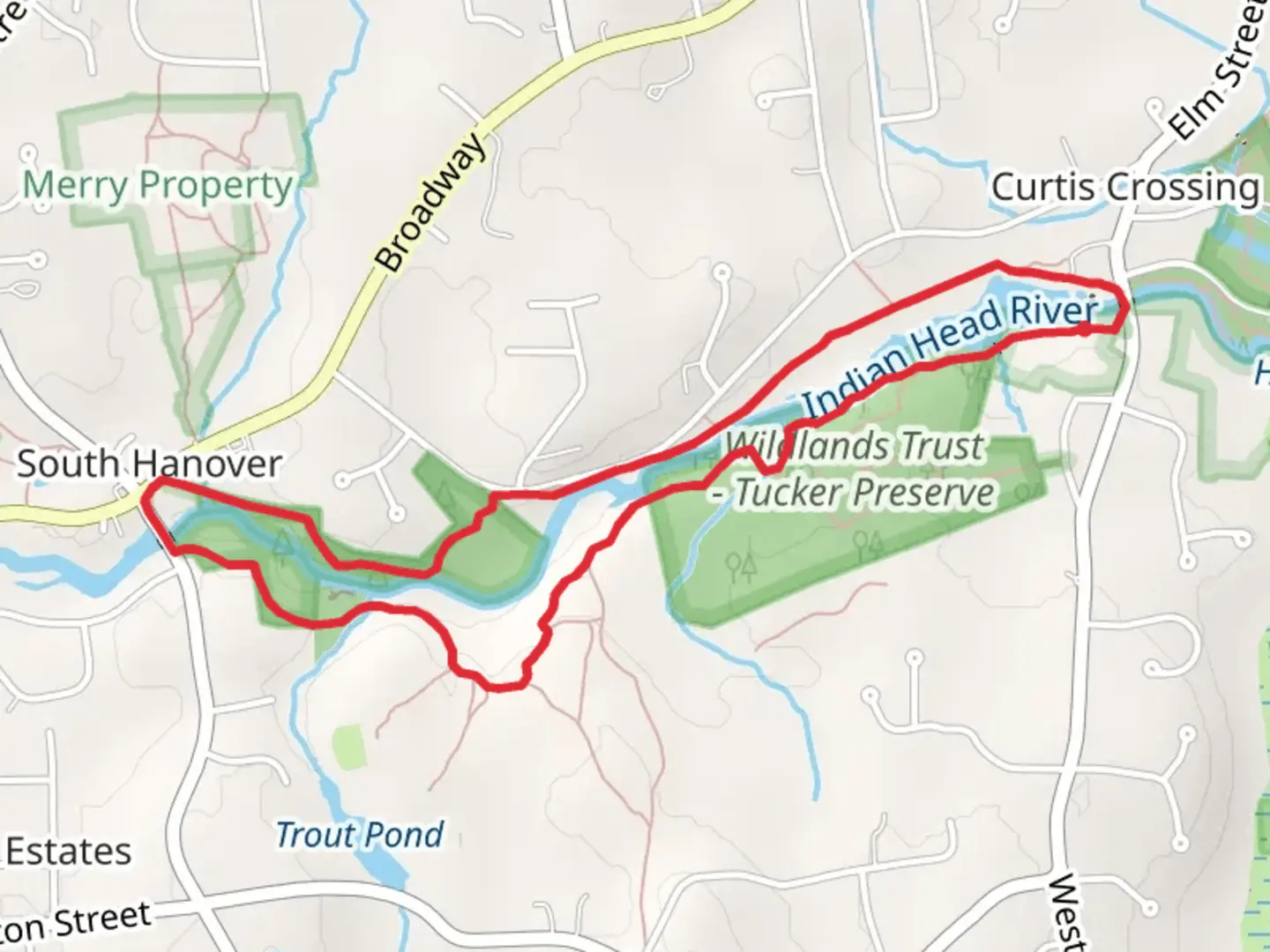 An image depicting the trail Indian Head River Trail Loop and its surrounding area.