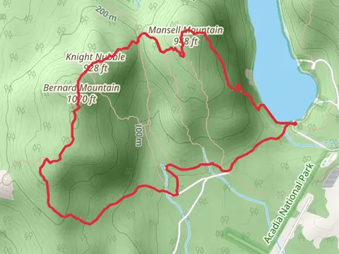 Knight Nubble and Mansell Mountain Loop via Cold Brook Trail