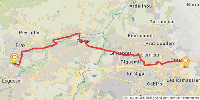 Via Tolosana stage 26 Map