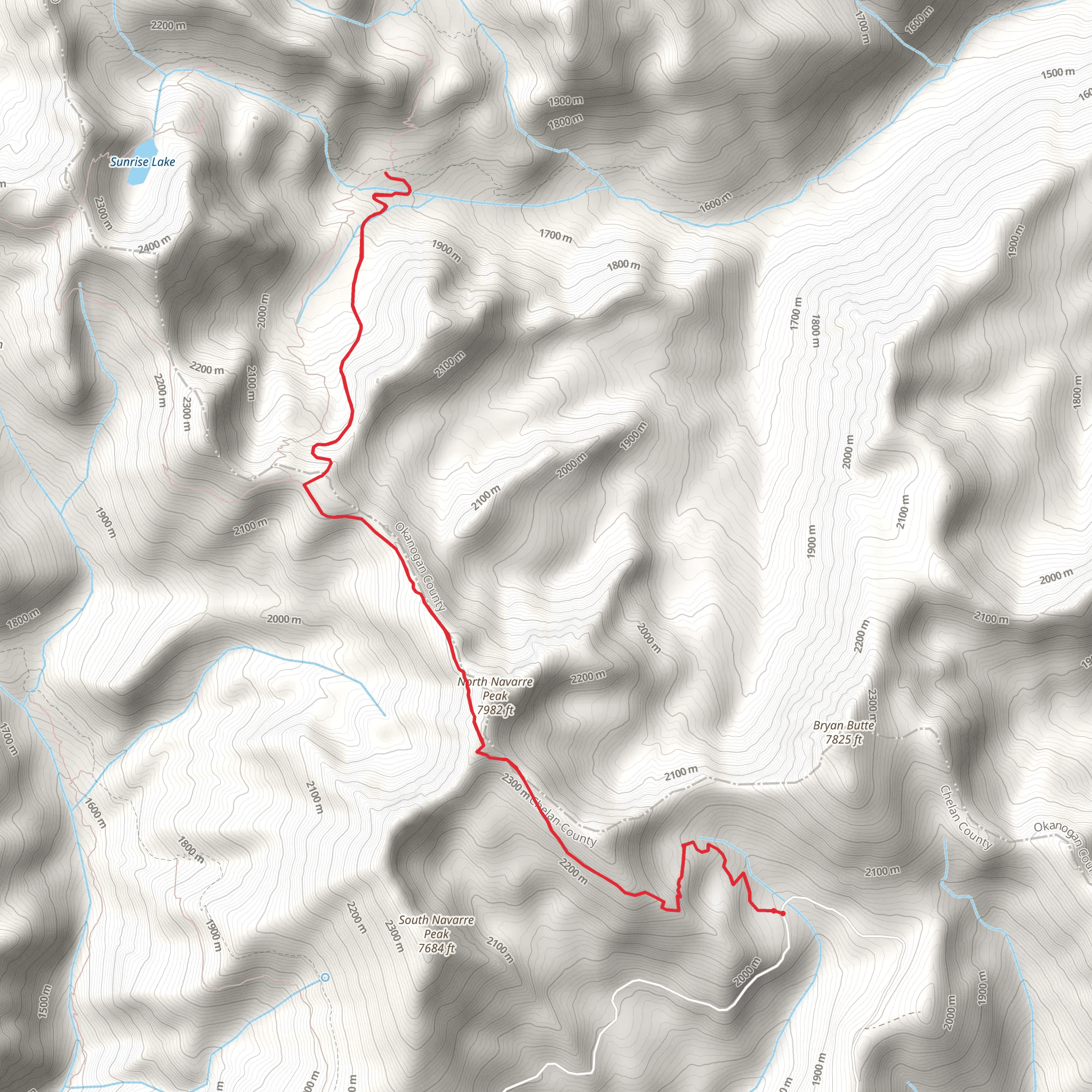 Navarre Way Trail via Summer Blossom Trail mobile static map