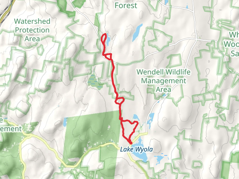 Ruggles Pond and Fiske Pond Loop