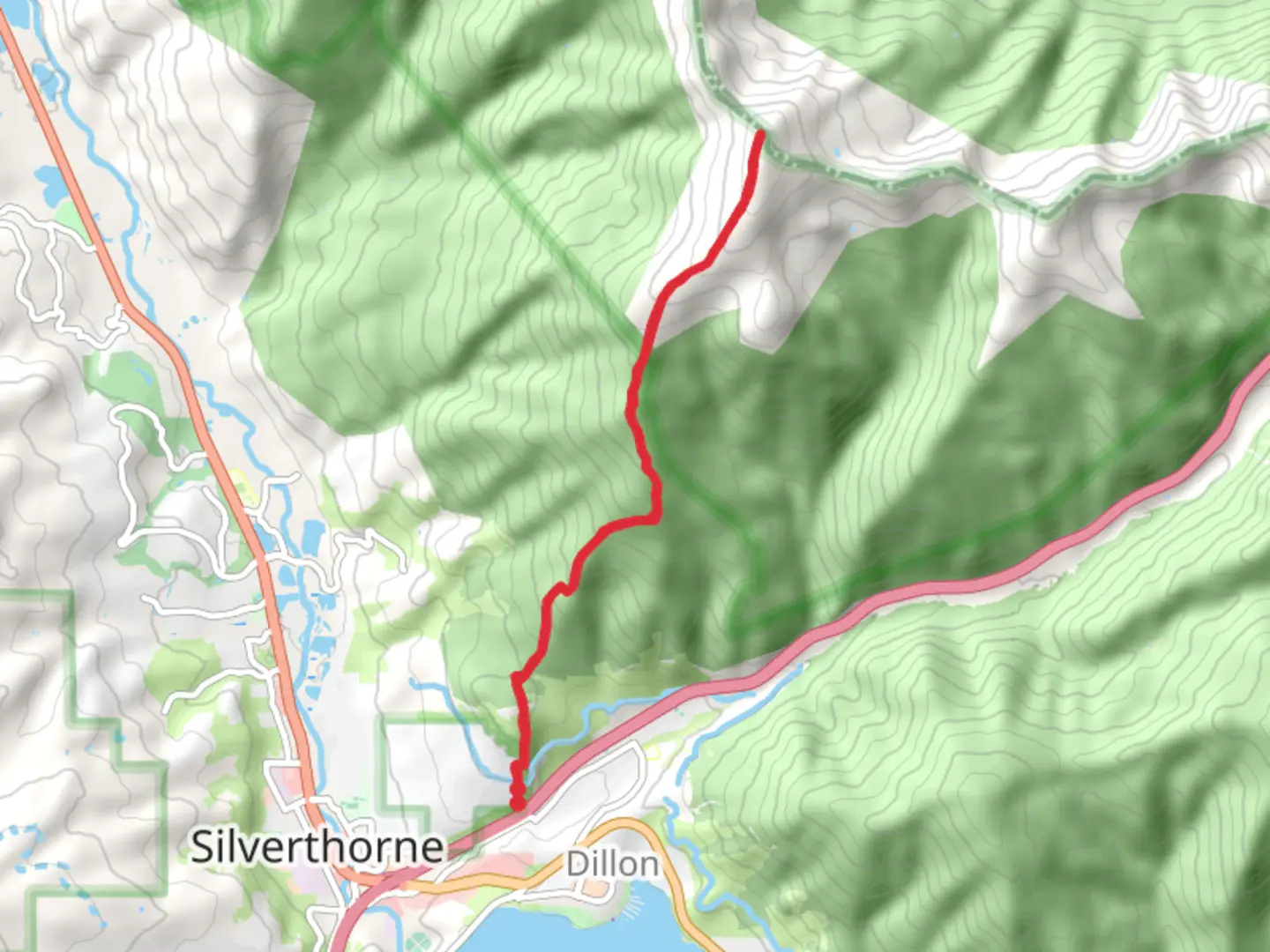 An image depicting the trail Ptarmigan Peak and its surrounding area.