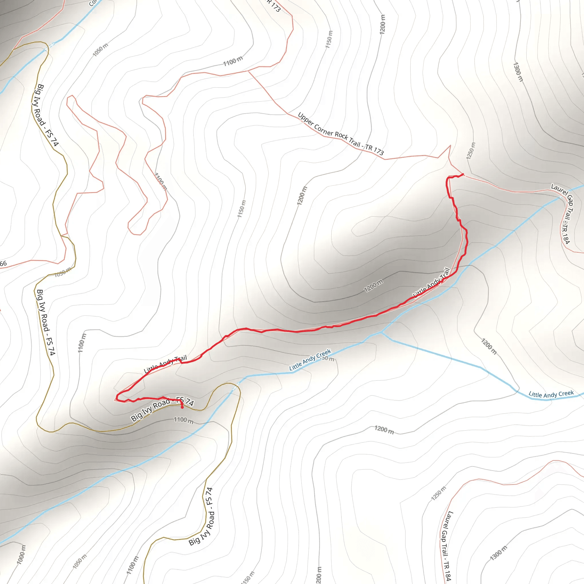 Little Andy Trail mobile static map