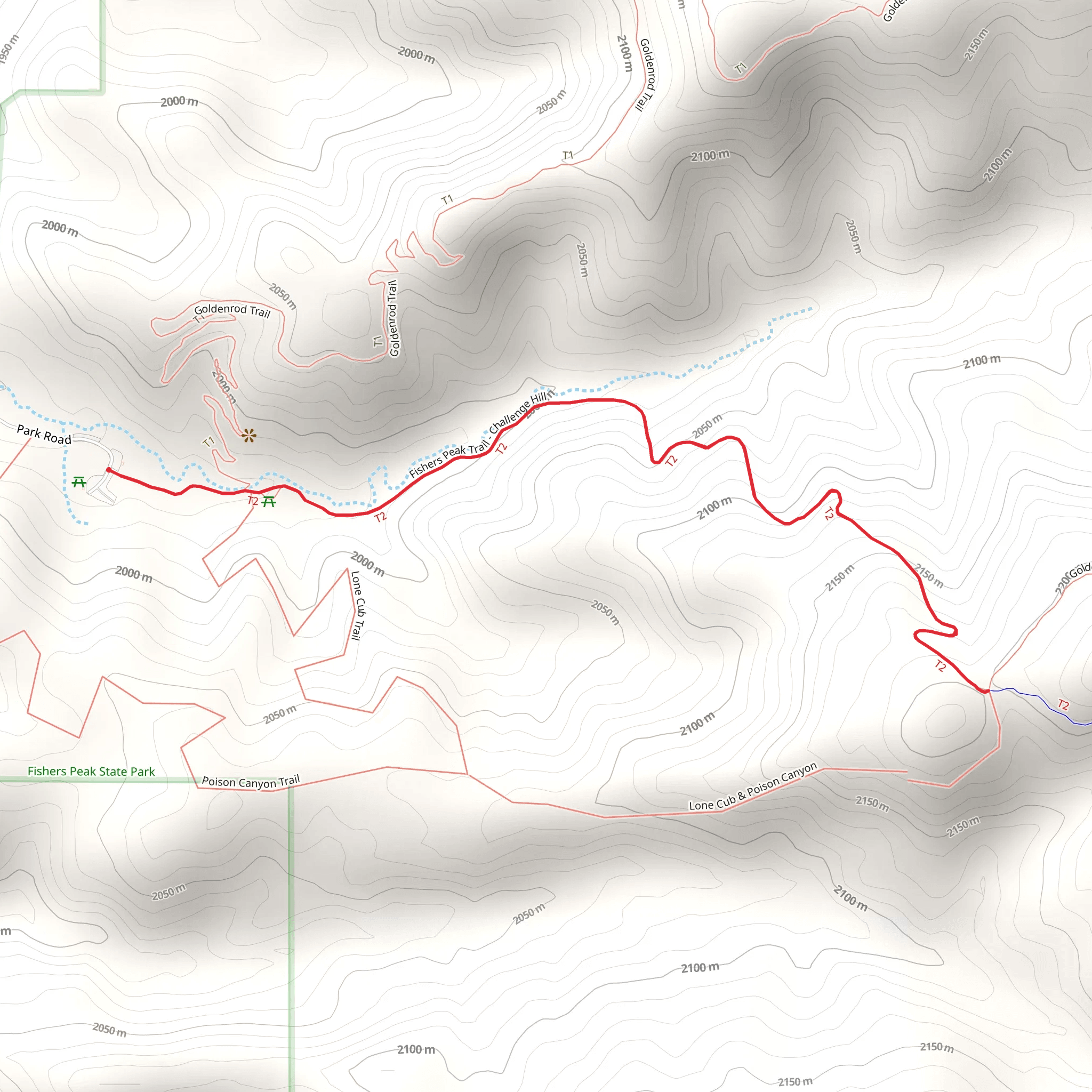 Discovery and Challenge Trail mobile static map