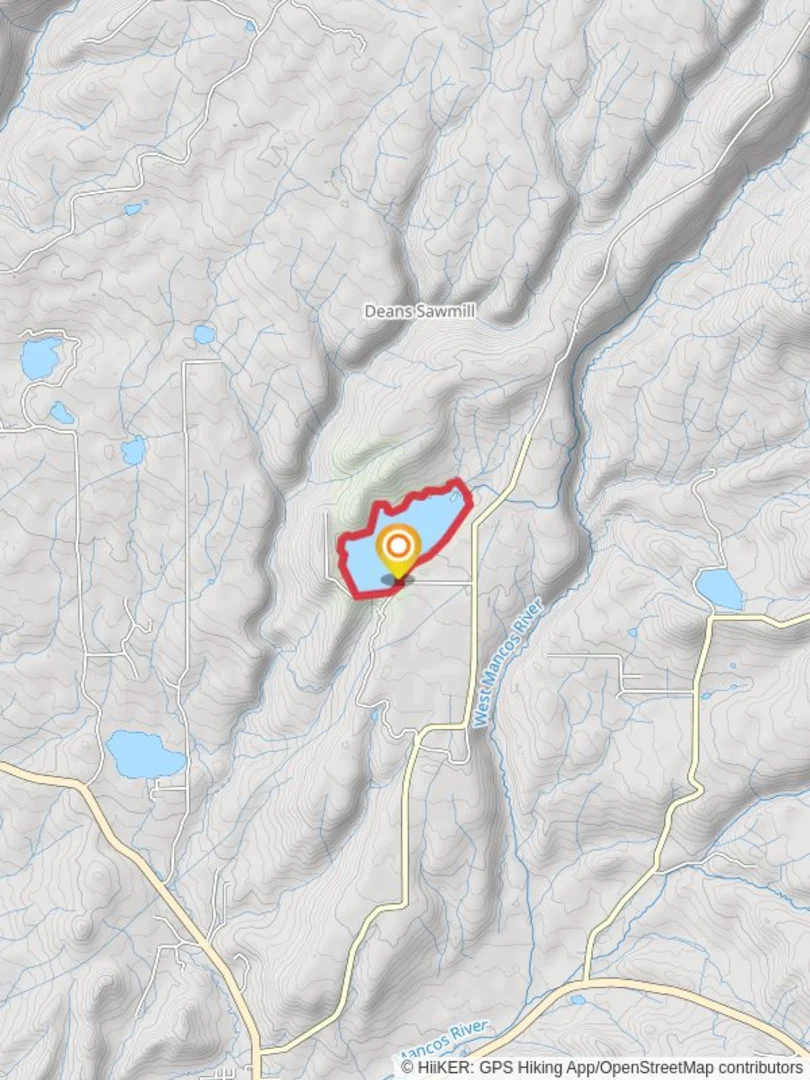 An image depicting the trail Jackson Gulch Reservoir Loop and its surrounding area.