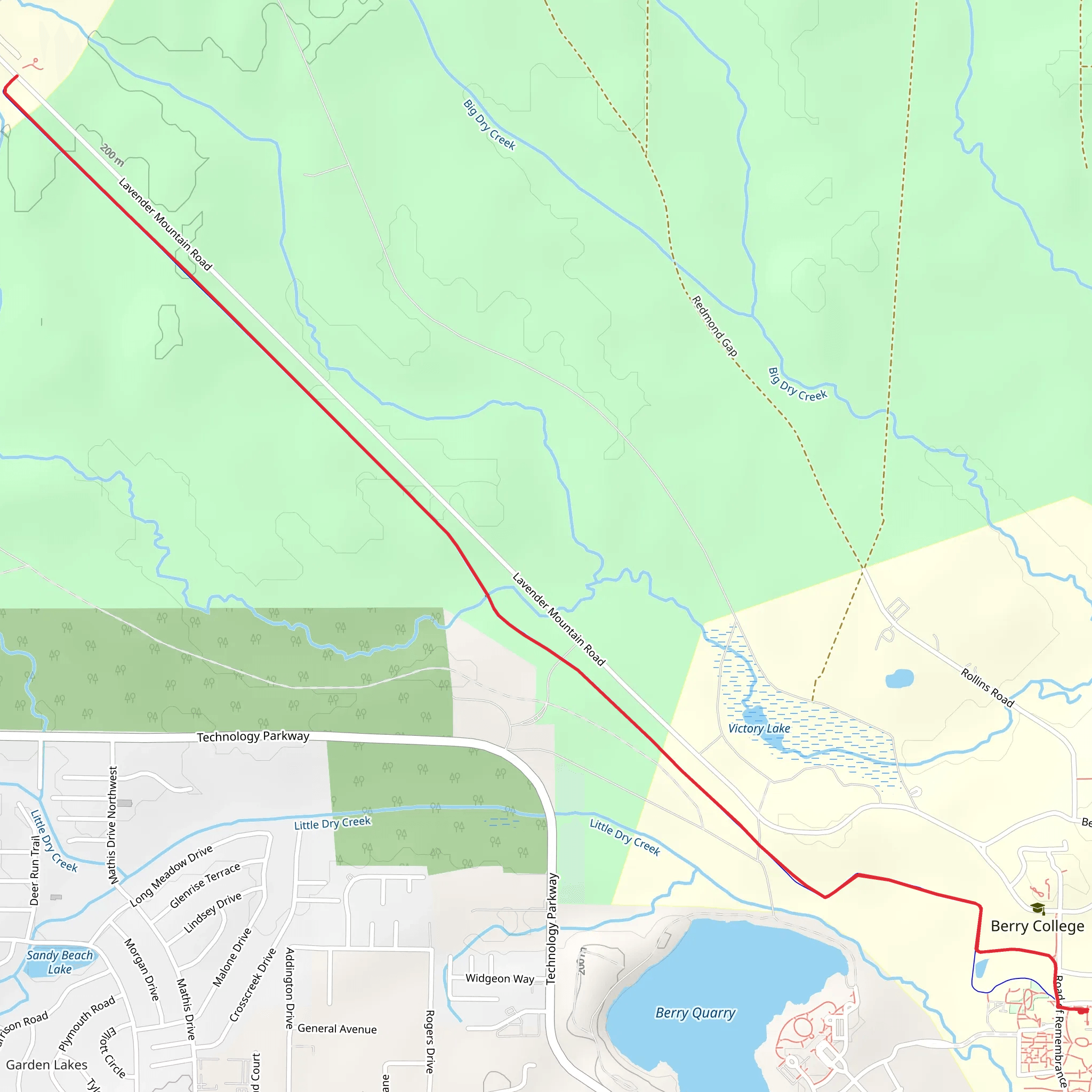 Viking Trail mobile static map