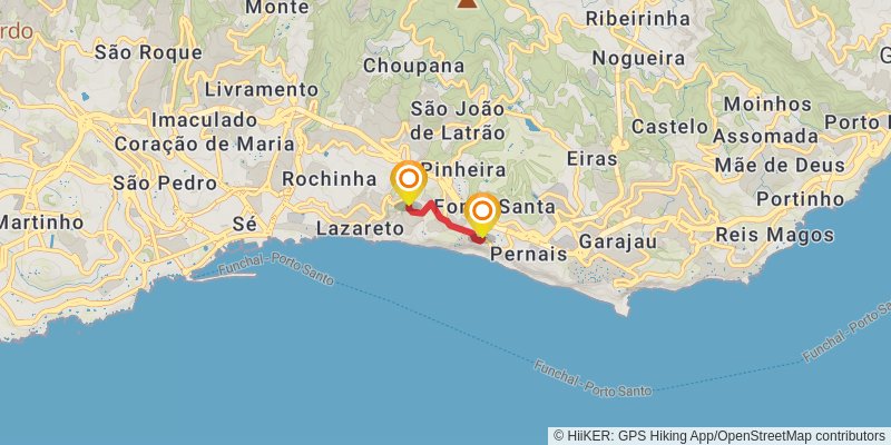 Rota Circula De Madeira stage 2 Map