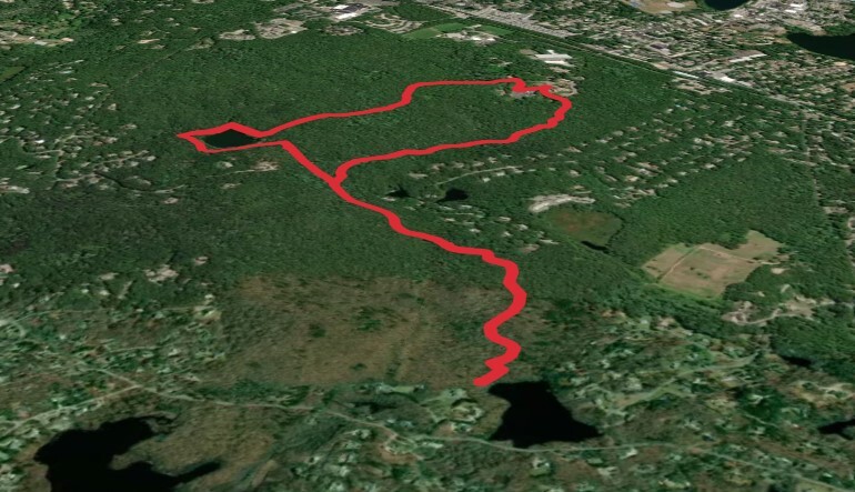 Mill Pond Loop via Acushnet River
