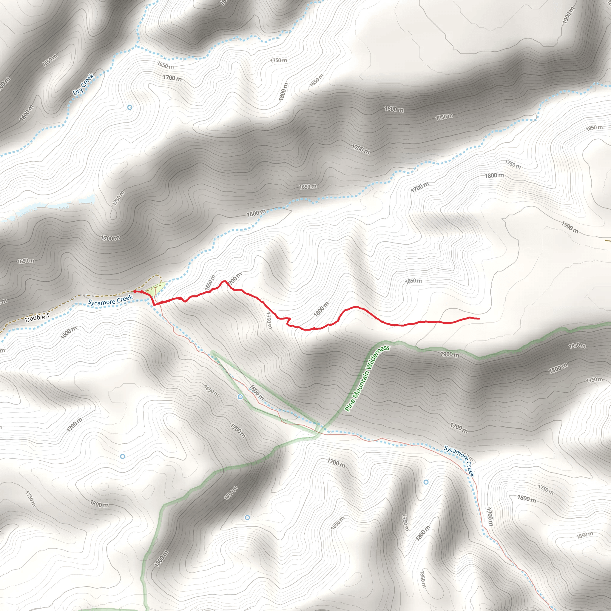 Salt Flat Trail mobile static map