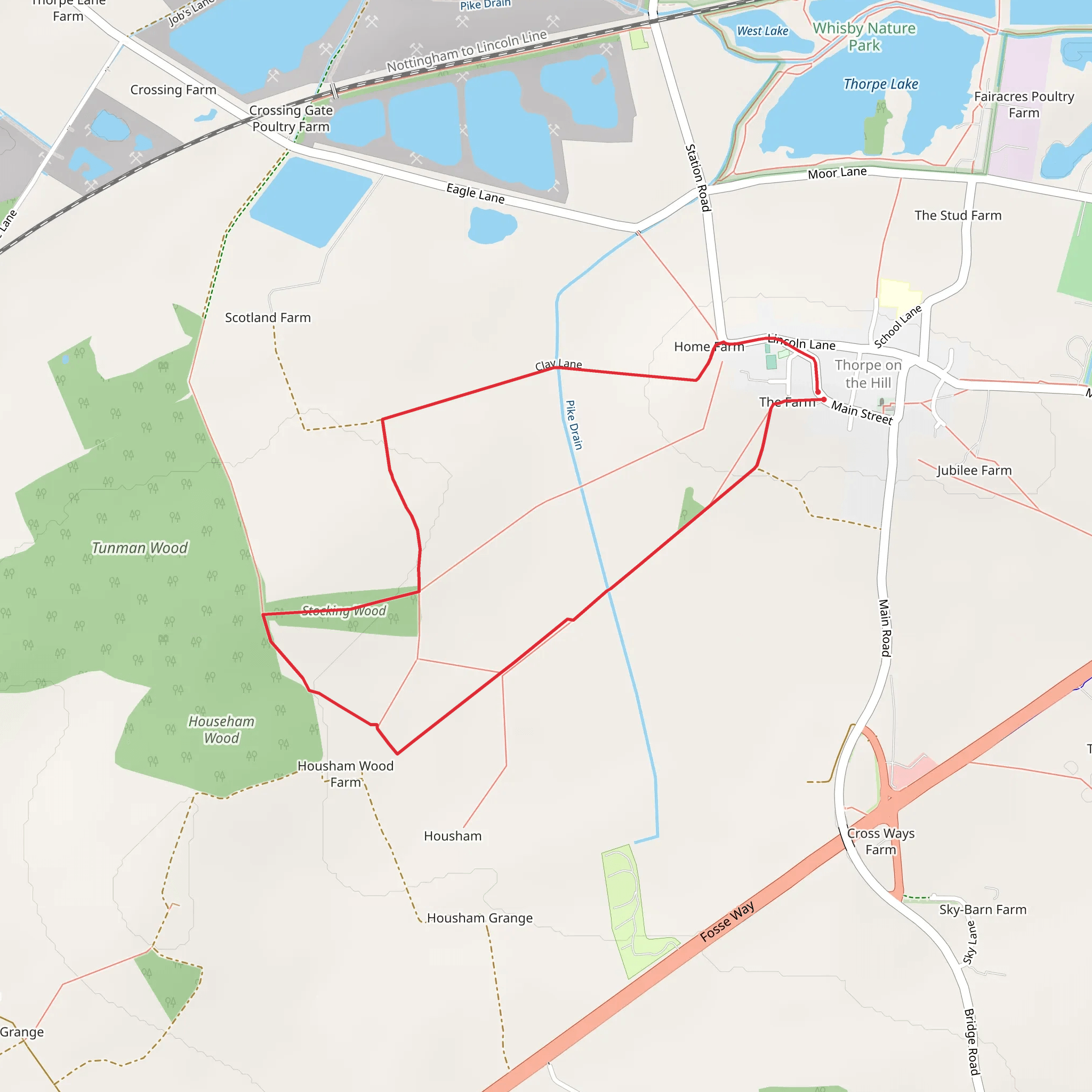 Stocking Wood mobile static map