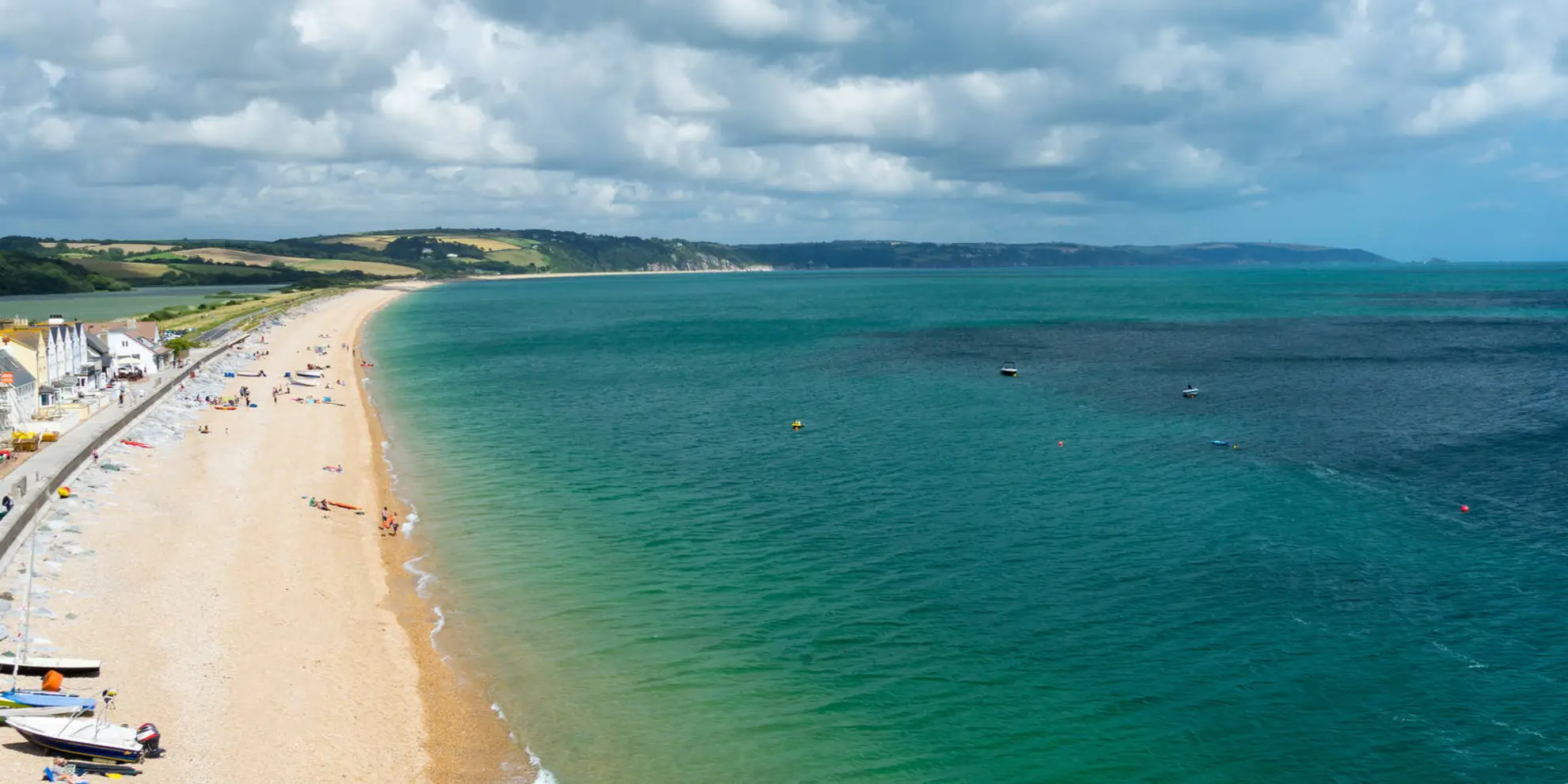 An image depicting the trail Slapton Ley Walk and its surrounding area.